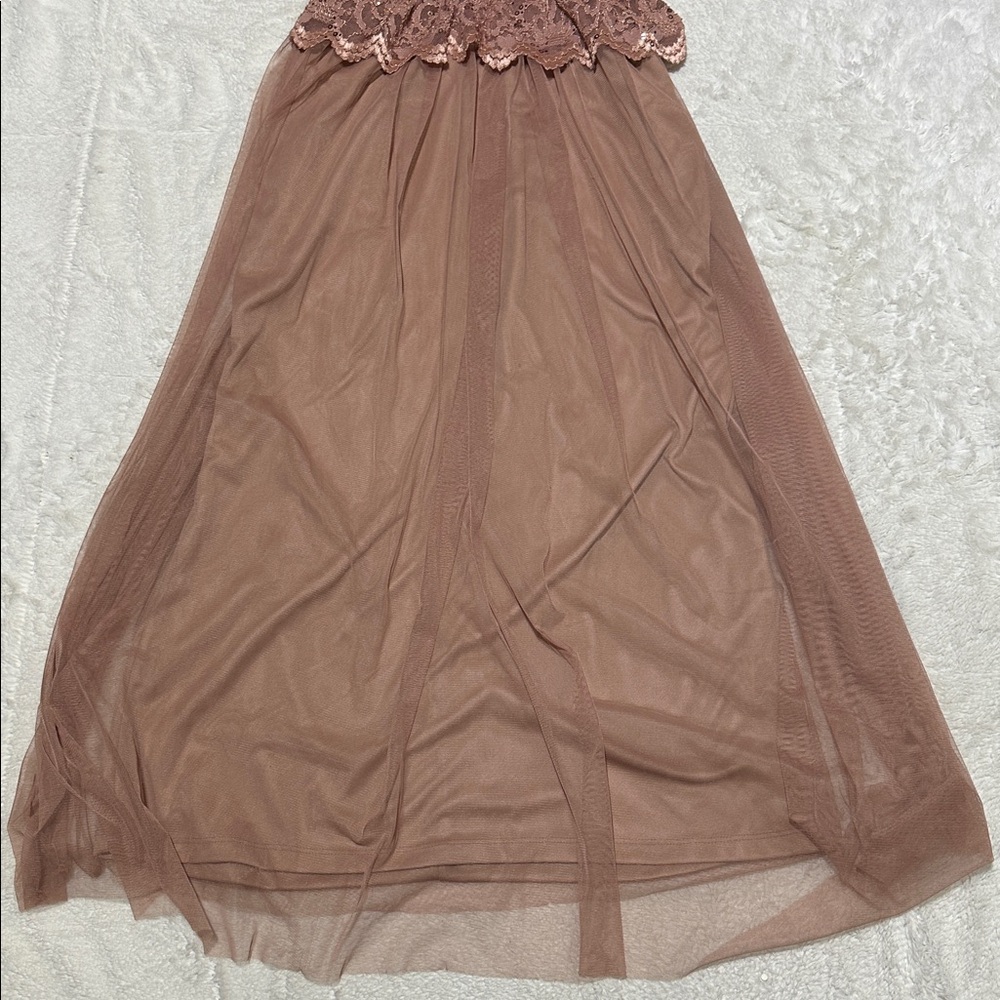 Candalite Petite | size PLarge | champagne dress - Picture 3 of 8